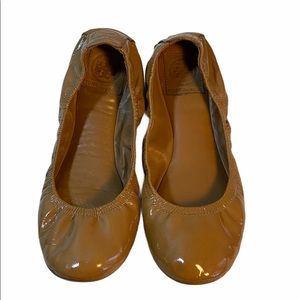 Tory Burch Eddie Patent Ballet Flats